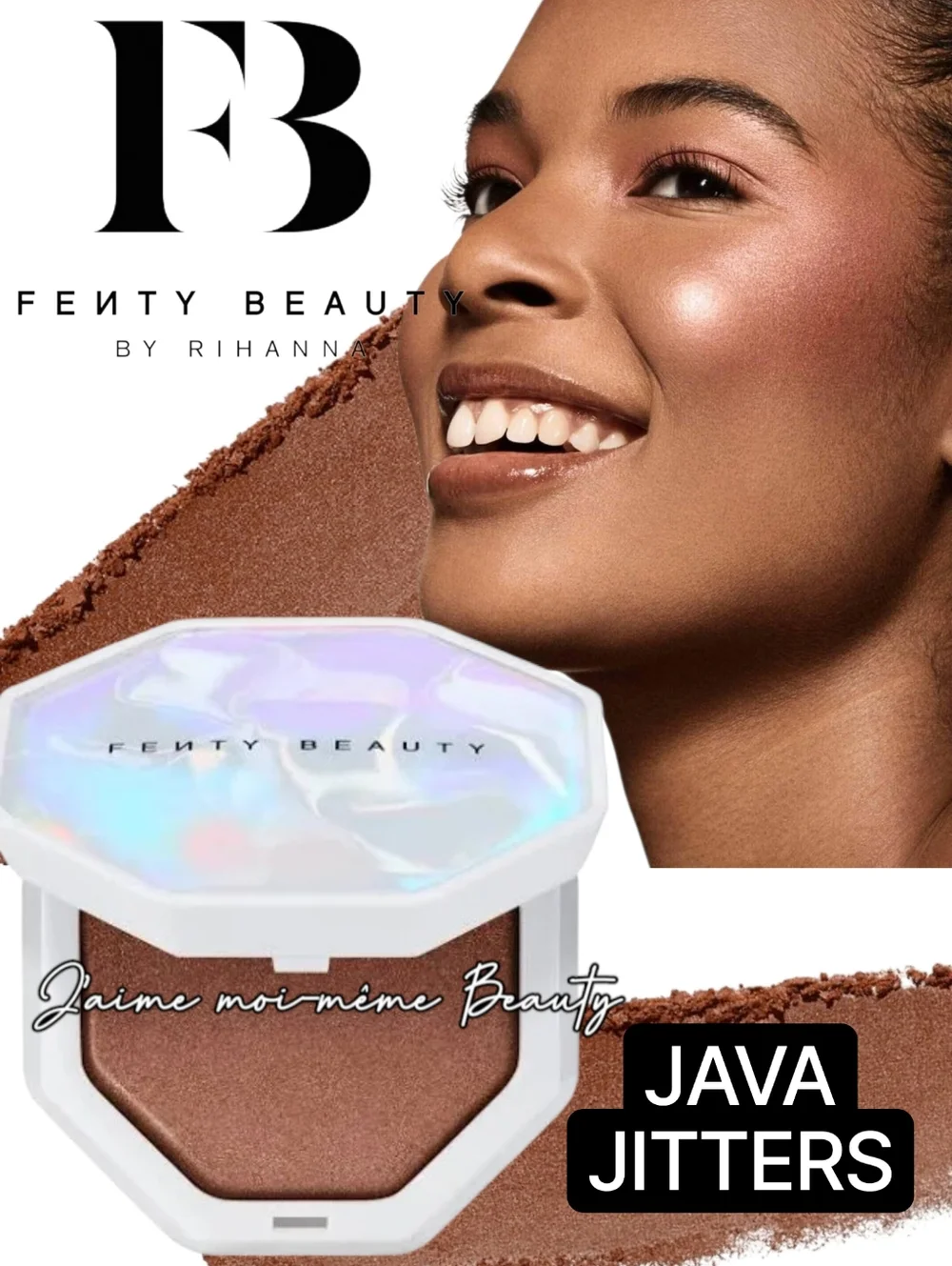 Fenty Beauty Demi Glow Light Diffusing Highlighter Bronzer – Java Jitters